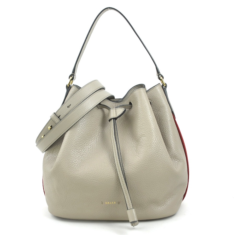 バリー BALLY ハンドバッグ ショルダーバッグ レザー グレージュ レディース h31009g