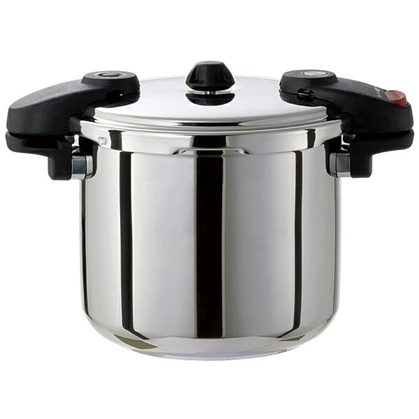 ワンダーシェフ 両手圧力鍋 8.0L 業務用 ミドルサイズ プロ仕様 IH電磁調理器対応 NMDA80 610225