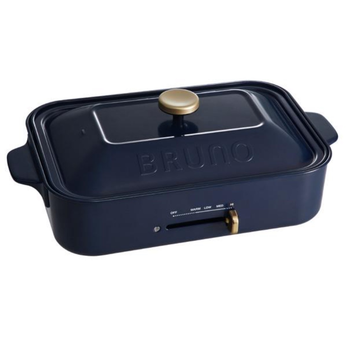 ブルーノ コンパクト ホットプレート BOE021-NV　ネイビー