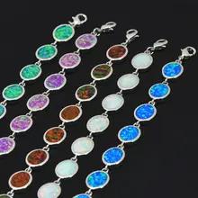 白鳥の卵形のブレスレットオパールオーストラリアカラフルな宝石装飾ジュエリー卸売りユーロ夏新品