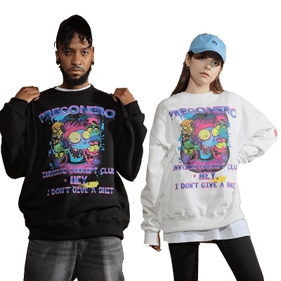 モンスター パーティー オーバーフィット スウェᆺシャツ