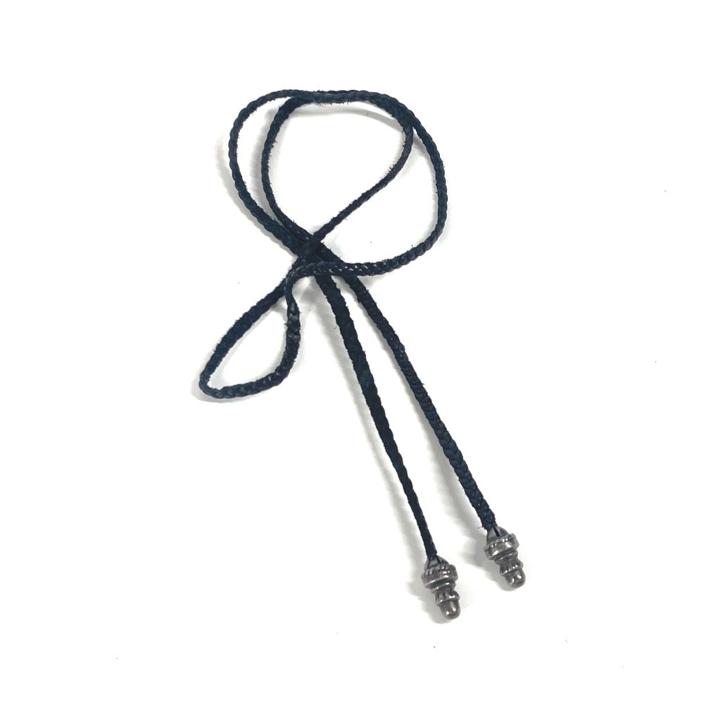 ネックレス 革紐 ブレイド チョーカー レザー ブラック