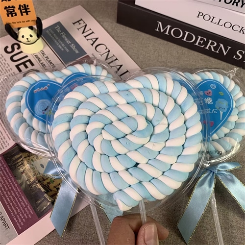 スカイブルーラブマシュマロロリポップ告白 子供の贈り物キャンディー子供の日ギフトスナック新をお試しください お年玉 誕生日プレゼント