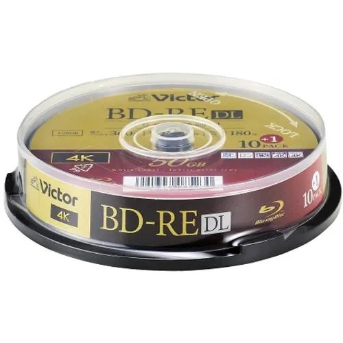 Victor VBE260NP11SJ5 ビデオ用 2倍速 BD-RE DL 11枚パック 50GB 260分 5,518円