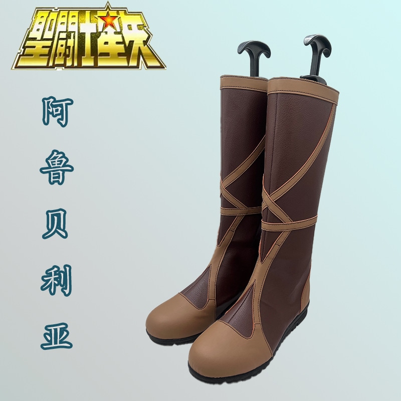 聖闘士星矢 アルベリア・パーリーシューズ コミック メンズ 二次元アニメ・コミック展示会応援パフォーマンスブーツ 5,166円