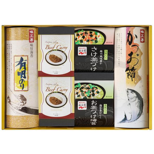 味工房 永谷園お茶づけ 海苔 かつお節 カレーギフト SISK 5,260円