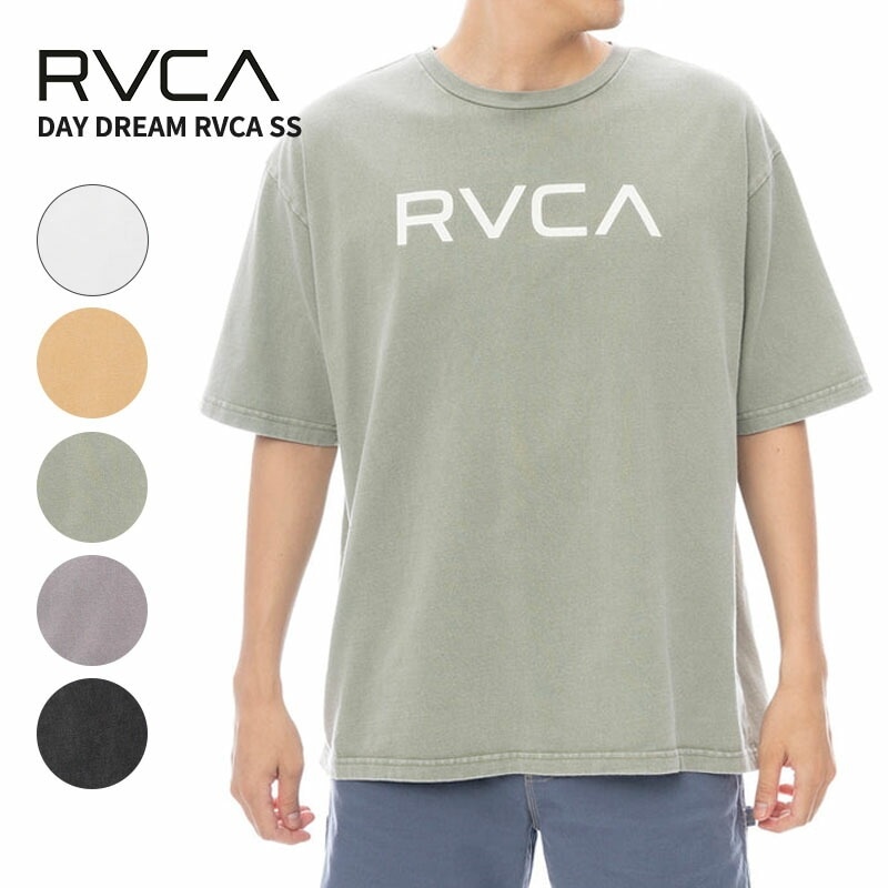 ルーカ メンズ 半袖Tシャツ RVCA DAY DREAM RVCA SS Tシャツ BF041-261 S M L LL サーフ スケーター