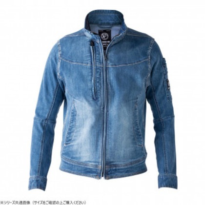 イーブンリバー ストレッチデニムブルゾン X9 ビンテージブルー(79) サイズ:5L USD907