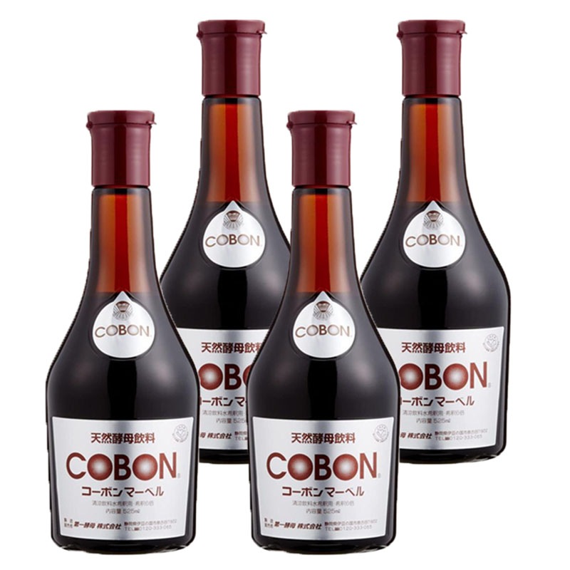 コーボン マーベル 525ml 4本セット 植物エキス発酵飲料 天然酵母 酵母ドリンク 果物 飲み物