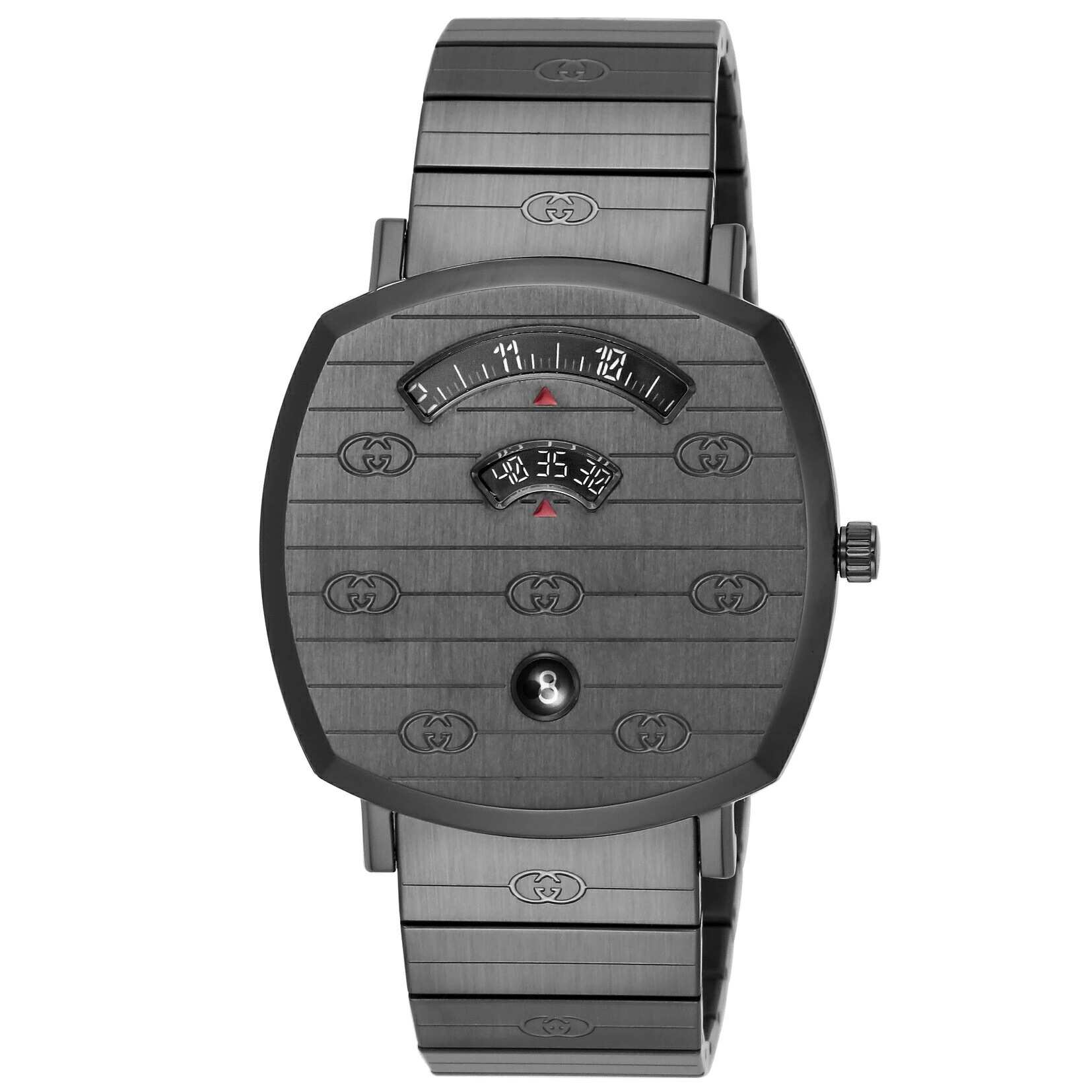 【腕時計】 GUCCI(グッチ) GRIP / グリップ ユニセックス ブラック クォーツ YA157429 時計 ブランド