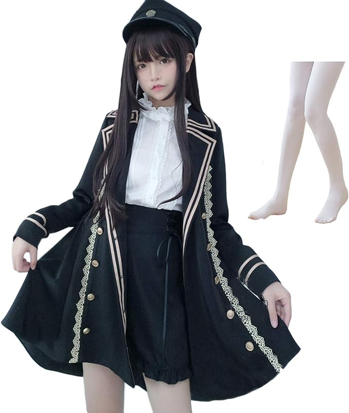 [Sky]ロリータ ゴスロリ 衣装 軍服 ハロウィン コスプレ アニメ cos 森ガール ロリータ トレンチコート ショートパンツ ブラウス 燕尾服 女装 服 ゴシック ドレス
