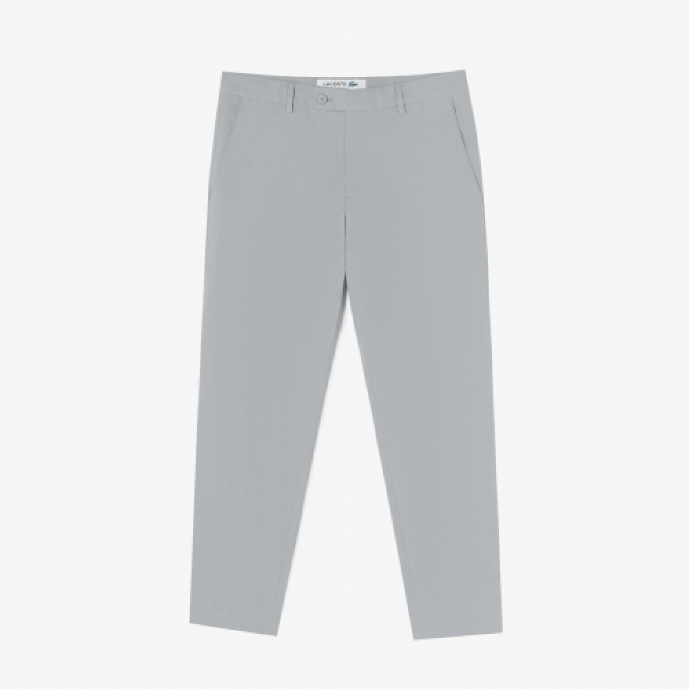 LACOSTE メンズチュヨンチノパンツ [メランジグレー]