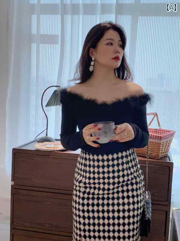 大きめサイズ レディース トップス カジュアル おしゃれ デート 女子会 普段使い t シャツ 春 ニット ワンショルダー 付け Tシャツ スリム