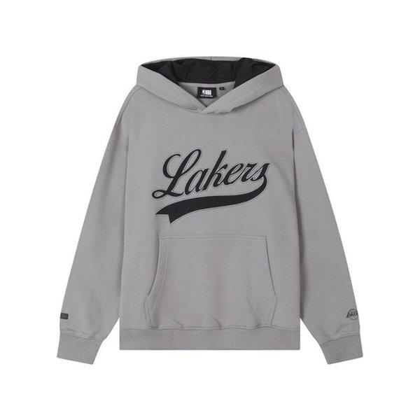 LALチームレタリングレイヤードフードTシャツ(N244TH121P)12_DG