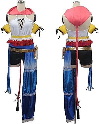 ァイナルファンタジーX FFXFF10 ユウナ コスプレ衣装オーダーメイド可能
