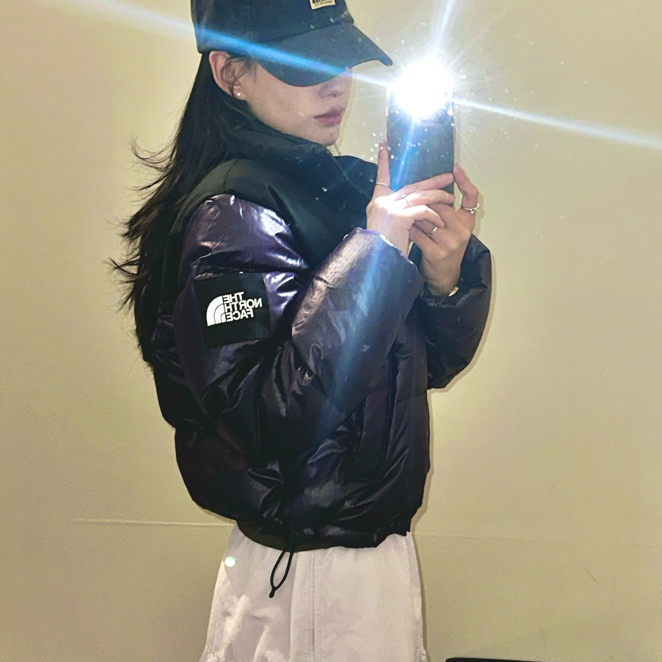 WHITE LABEL 女性ノベルティ ヌプシ RDS ダウンジャケット (NJ1DQ85N)