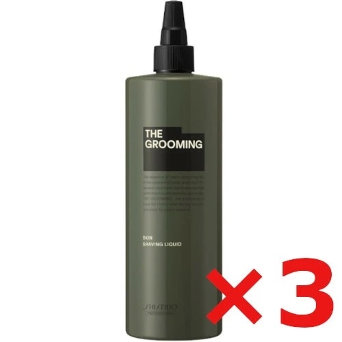 【送料無料】 資生堂 シセイドウ ／ MEN ／ ザ・グルーミング シェービングリキッド 480ml （サロン専用）【3個セット】／ サロン専売品 ／ スキンケア