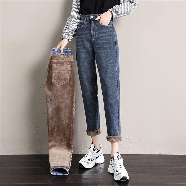 SATUR】 TAPERED RELAXED WASHED DENIM PANTS : MID BLUE