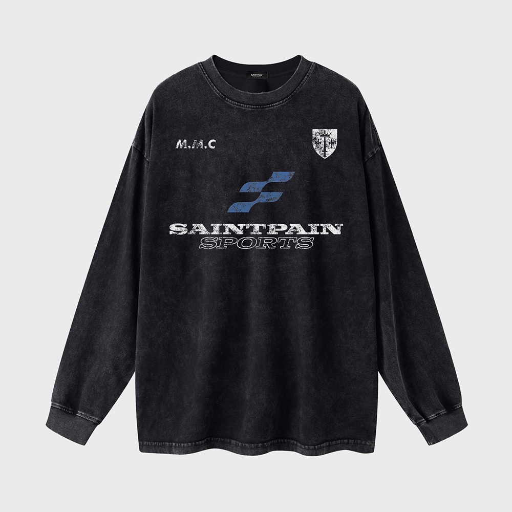 SP BLOCK PIGMENT LONG SLEEVE-BLACK