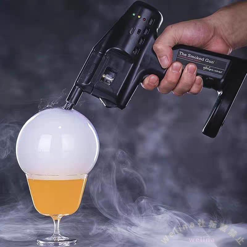 スモーキングバブルガン フレーバーブラスター カクテル燻製 スモークインフューザー Whisky/Wine/肉/料理 演出ツール