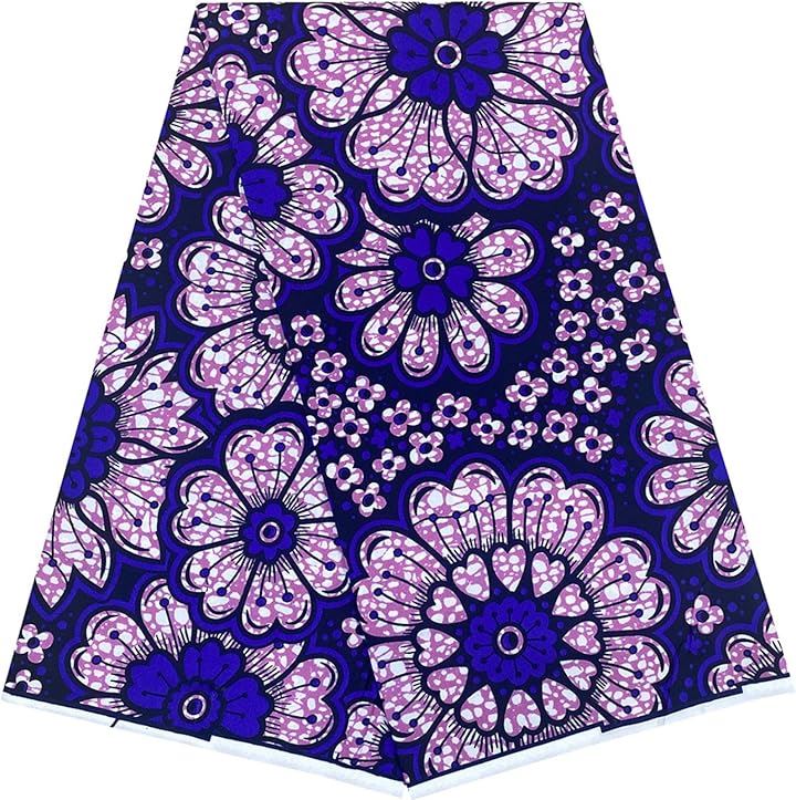 アフリカ布 アフリカンプリント アフリカンファブリック 生地(D)