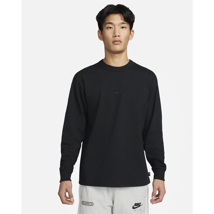 長袖 Tシャツ メンズ プレミアム エッセンシャル 黒/DO7391-010