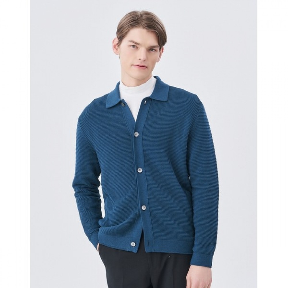 (ヘッジズ) 24SS ブルーハンジブレンドカラーカーディガン HZSW4B203T3
