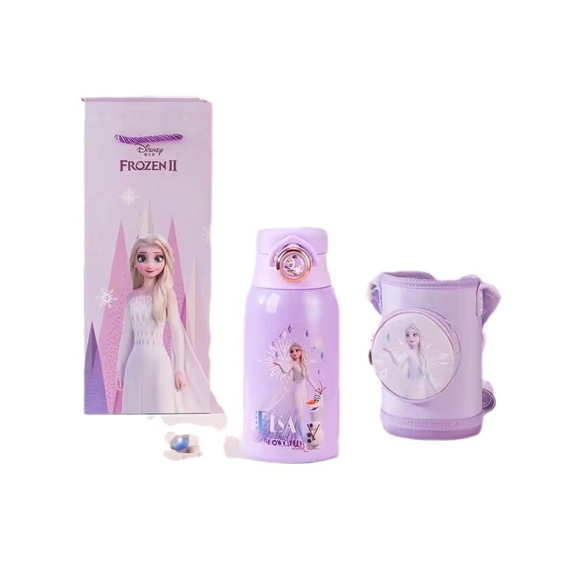 子供用保温カップストローストラップ食品級316ステンレス転倒防止カップアイサ姫水杯