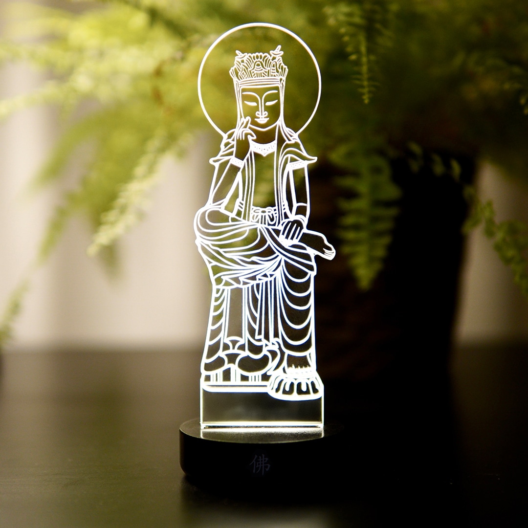 半跏思惟像ムード灯(透明)