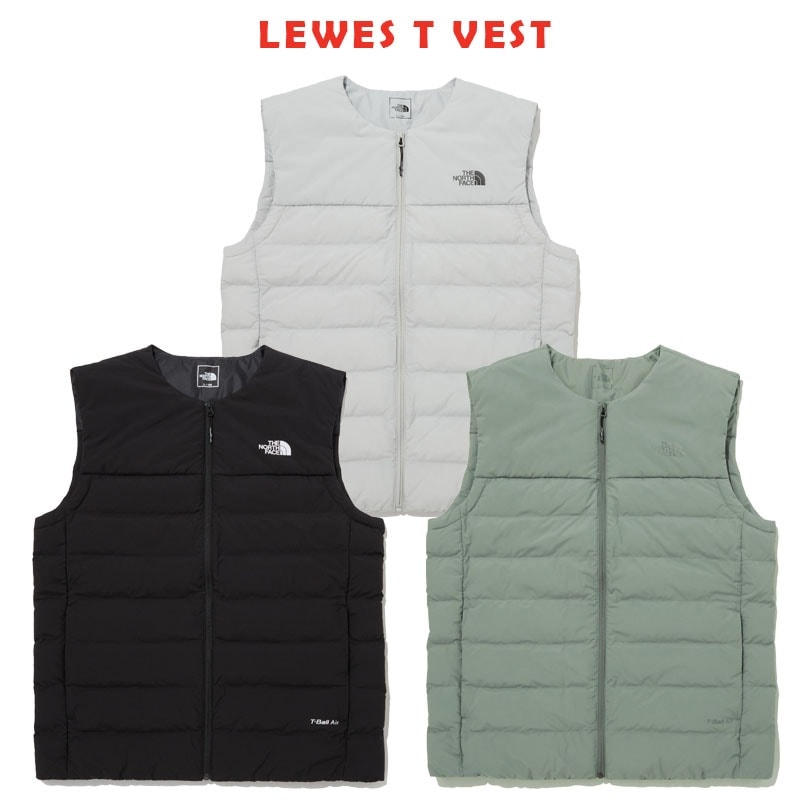 韓国正規品保証 関税負担なし NV3NP51A LEWES T VESTデイリー 基本 着装 男子 女子 人気 韓国 ファッション 男女共用 アウトドア