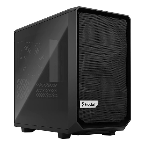 ミニタワー型PCケース Meshify 2 Nano Black TG dark tint