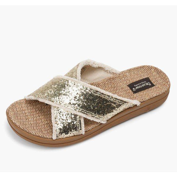 ALORA スリッパ ゴールド K2992145RB