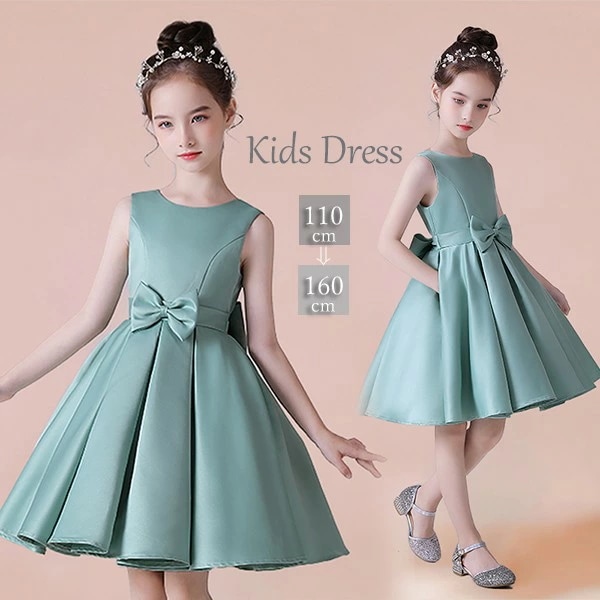 ドレス 子供 ピアノ 発表会 ピアノ発表会 中学生 ワンピース 女の子 ショート丈ドレス ショート丈 膝丈 ミニ丈 結婚式 ジュニア ピアノ発表会ドレス コンクール ノースリーブ パーティードレス イ
