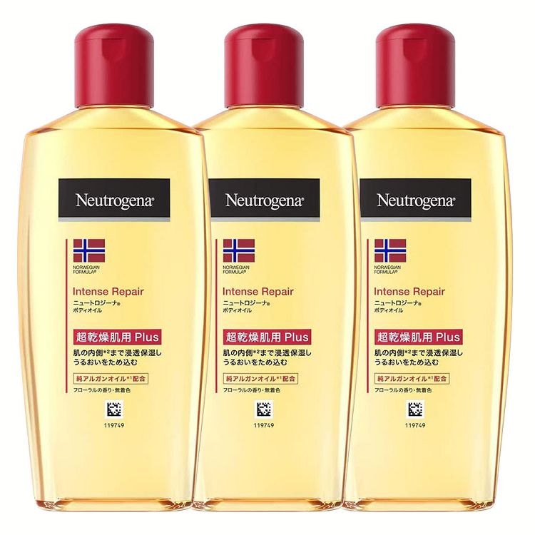 【3個】ニュートロジーナ インテンスリペアオイル200ML (D)