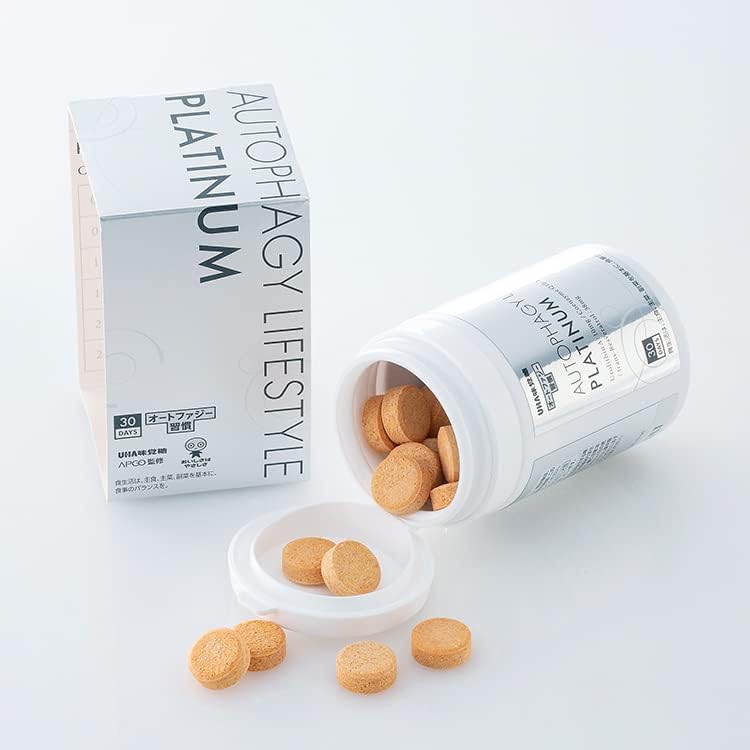 【公式】UHA味覚糖 次世代エイジングケアサプリ オートファジー習慣 PLATINUM（プラチナム） 30日分 60粒 1日2粒 ウロリチンA トランスレスベラトロール コエンザイムQ10 エラグ酸