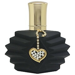 ヒロセ アトマイザー ブラック クリスタルアトマイザー フランス製 ブラッククリスタル香水瓶 640301 （クリスタルオープンハート） 72ml
