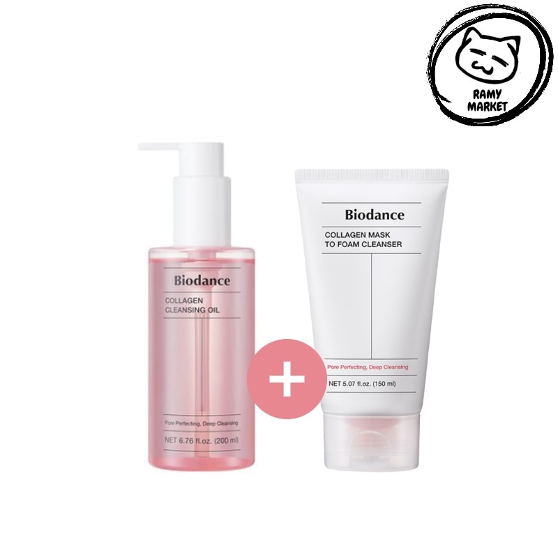 [セット] コラーゲン クレンジングオイル 200ml＋パックトゥフォームクレンザー 150ml / CLEANSING OIL / TO FOAM CLEANSER