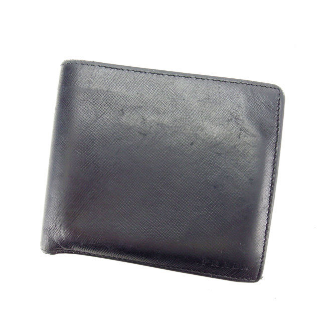 二つ折り財布 ブラック レディース 中古