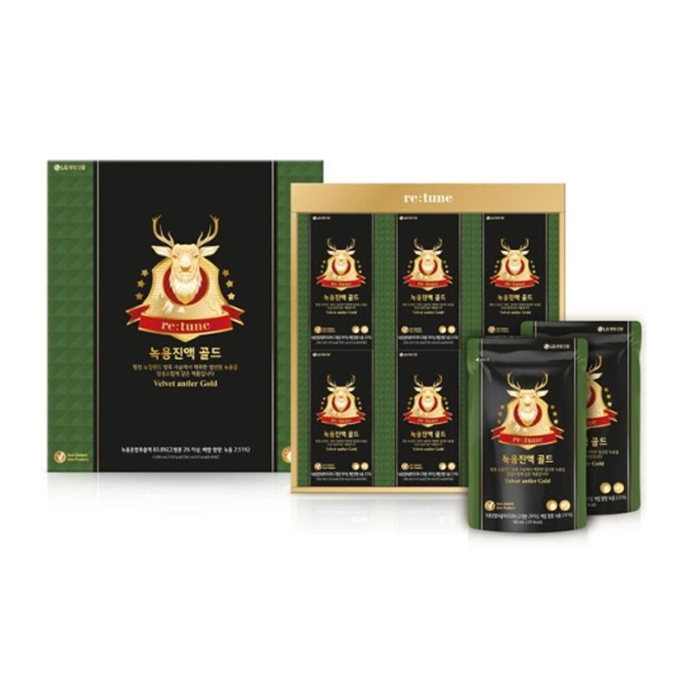 LG Household Health Care健康管理 antlerベルベットの角ゴールド 50ml x 30pcs Supplement補足ディアラントラー韓国製