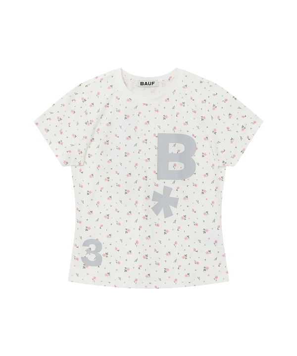 韓国 人気 ドット ロゴTシャツ[BAUF] B LOGO SLIM FIT T-SHIRT Qoo10 BAUF B LOGO SLIM FIT 半袖 T