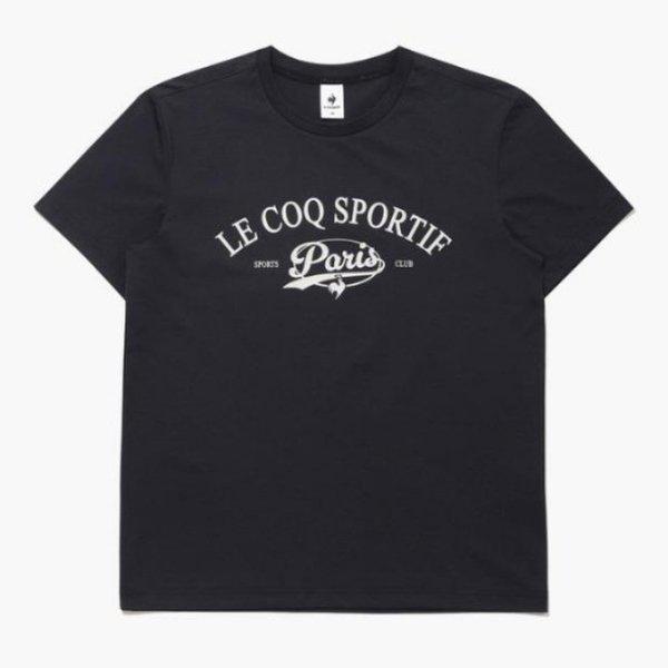 半袖Tシャツ UQC QQ123LRS13-BLK グラフィック ベーシック 半袖Tシャツ / BLACK