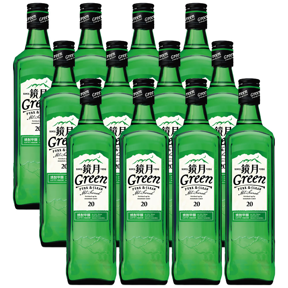 鏡月 Green 20度 700ml 12本セット 韓国焼酎 グリーン焼酎 7,237円