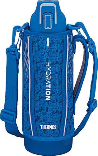 色：ブルーシルバー サイズ：1L サーモス 水筒 真空断熱スポーツボトル 1L ブルーシルバー 保冷