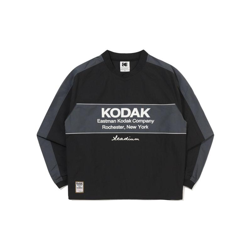 [公式] ゴールドモーメント カラーブロック 長袖ピステ BLACK