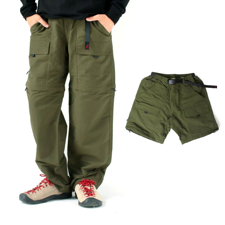 クライミングパンツ ナイロンタッサー コンバーチブルパンツ G3FM-P025