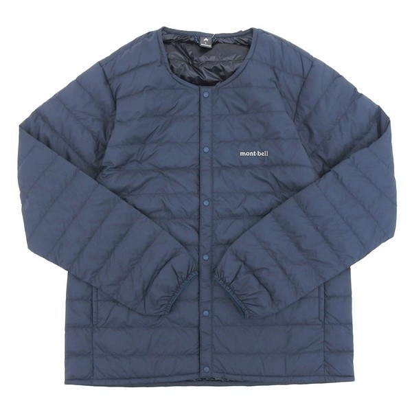 モンベル ダウンジャケット メンズ スペリオダウン ラウンドネックジャケット Lサイズ ネイビー 1101666 mont-bell