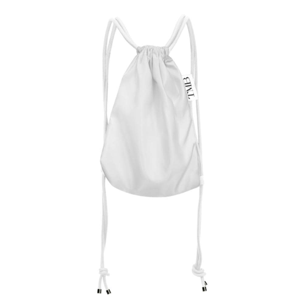 TREEMINGBIRD All White String Back Pack White TMB245BG