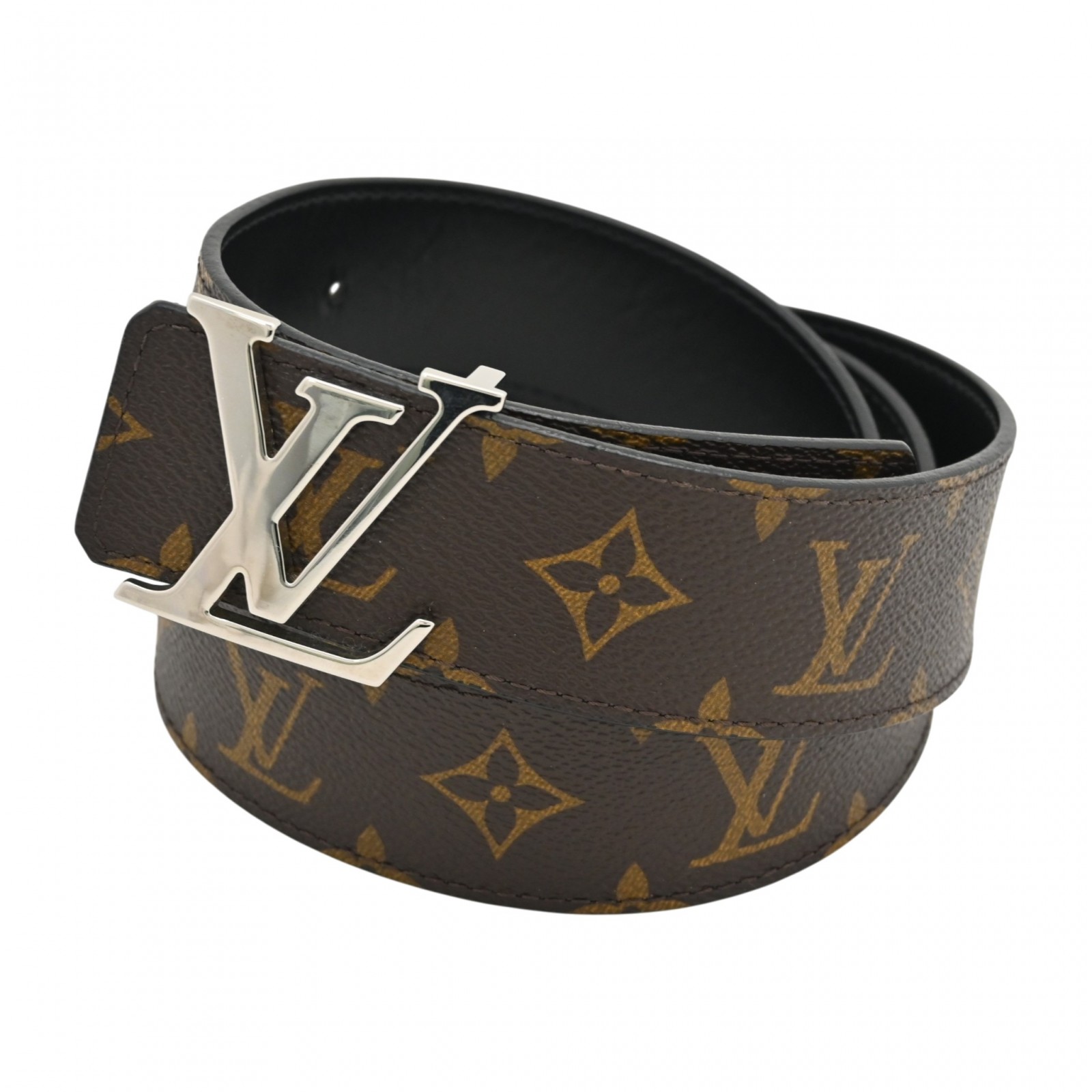 【中古】ルイヴィトン モノグラム ベルトLV イニシャル 110 Bランク lv3636vw