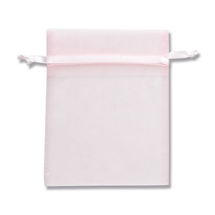 （まとめ買い）シモジマ HEIKO 巾着袋 オーガンジーバッグ 平袋タイプ M ピンク（PK） 10枚 幅130x高170mm ラッピング用品 008705042 [x3セット] 5,307円