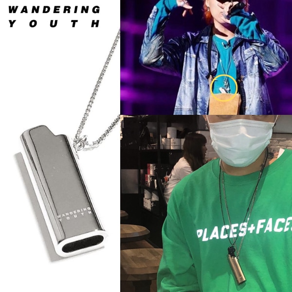 [Wandering Youth] 人気 Kid Milli 着用　ライターネックレス ライターケース ネックレス　グッズ necklace 韓国ファッション ストリートファッション